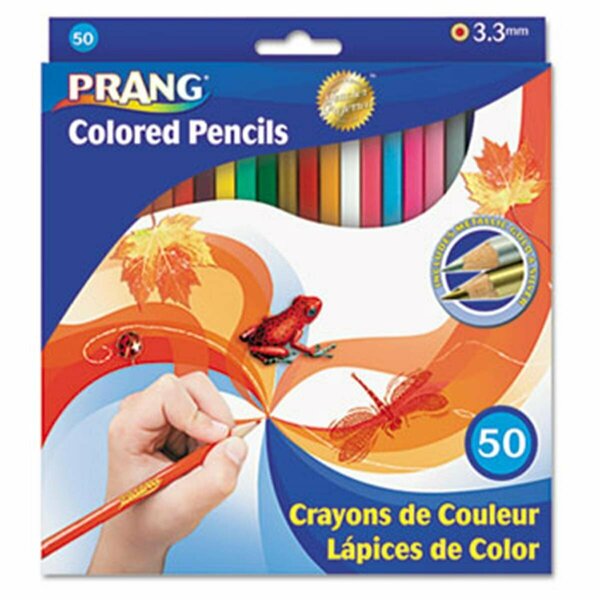 Dixon Ticonderoga Dixon Ticonderoga Co. Colored Woodcase Pencils, 3.3 mm, 50 Assorted Colors/Set DI31152